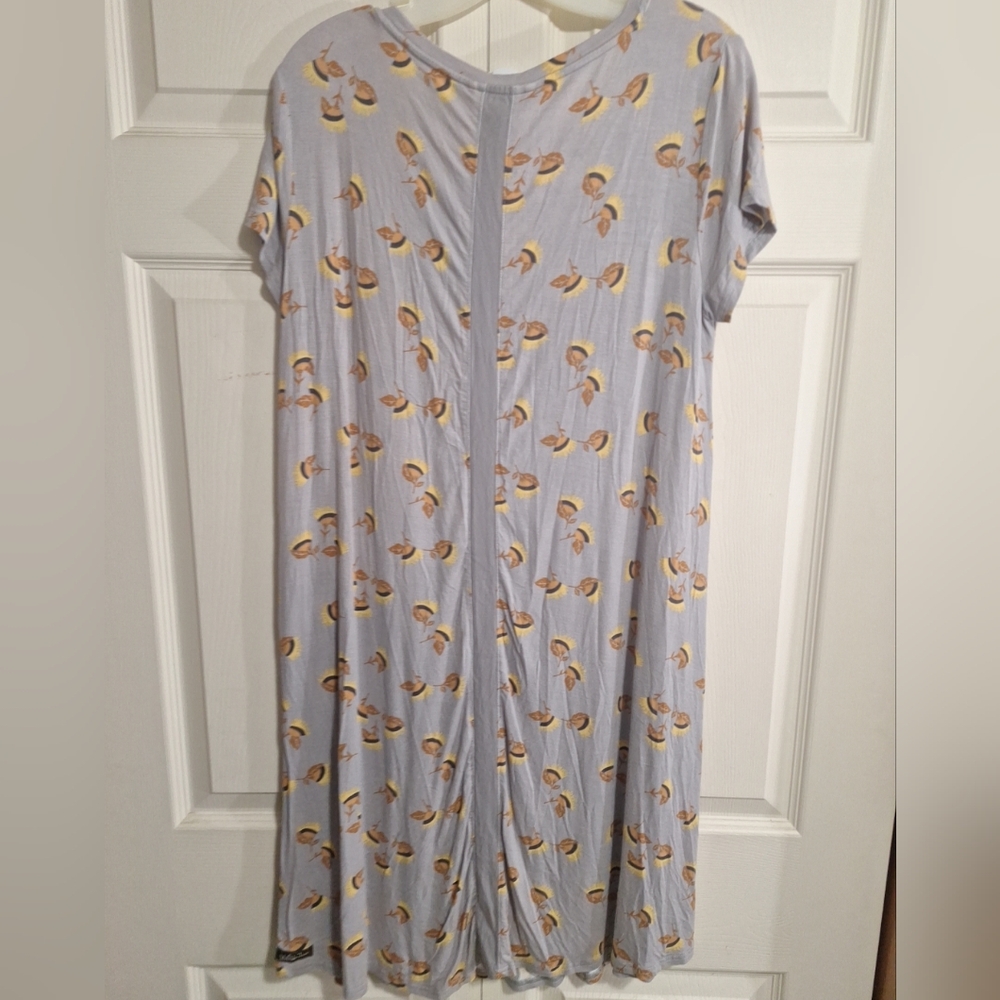 Matilda Jane Stretch Midi Dress - L - Gray - Picture 4 of 9